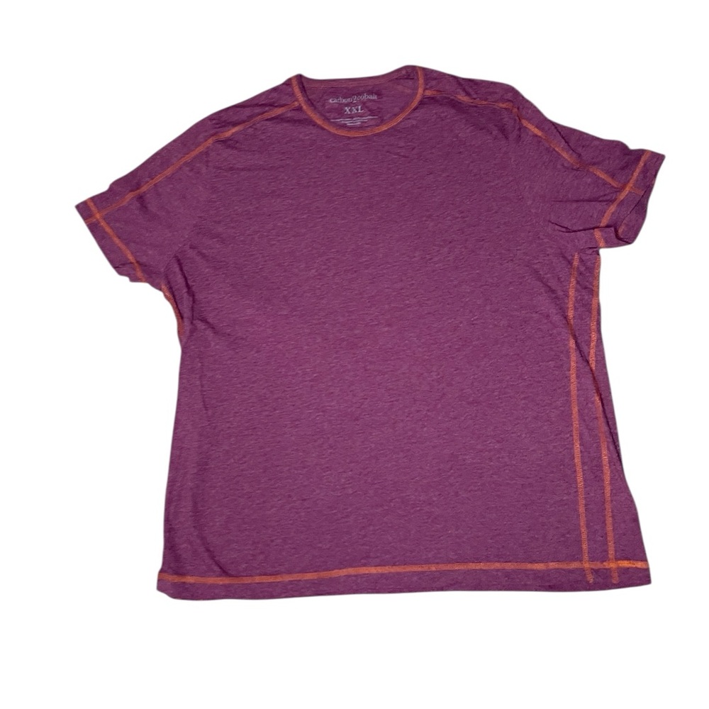 Carbon2Cobalt Contrast Stitch Crew Neck Tshirt-Men’s XXL